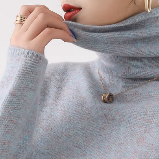 Klassischer, modischer Damen-Pullover aus 100 % Kaschmir für den Winter
